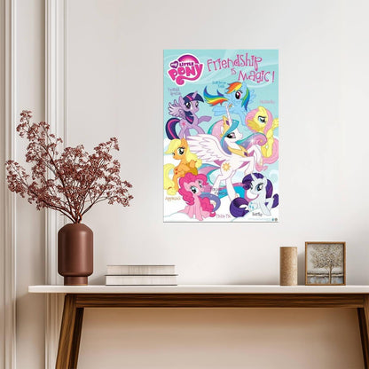 My Little Pony: Friendship Is Magic | Applejack & Pinkie Pie | Kids Cartoon Poster - Movies & TV Poster