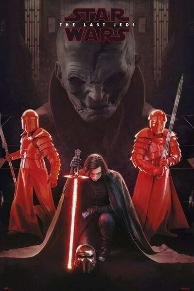 Star Wars: The Last Jedi | Supreme Leader Snoke & Kylo Ren | Sci-Fi Movie Poster - Movies & TV Poster