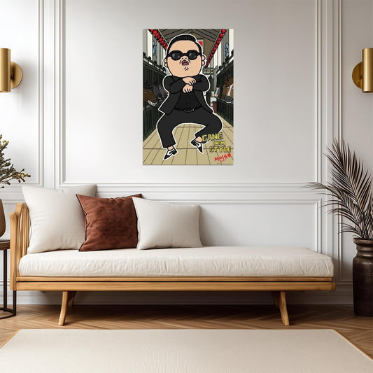 PSY Gangnam Style | K-Pop Music Dance Poster - Music Poster