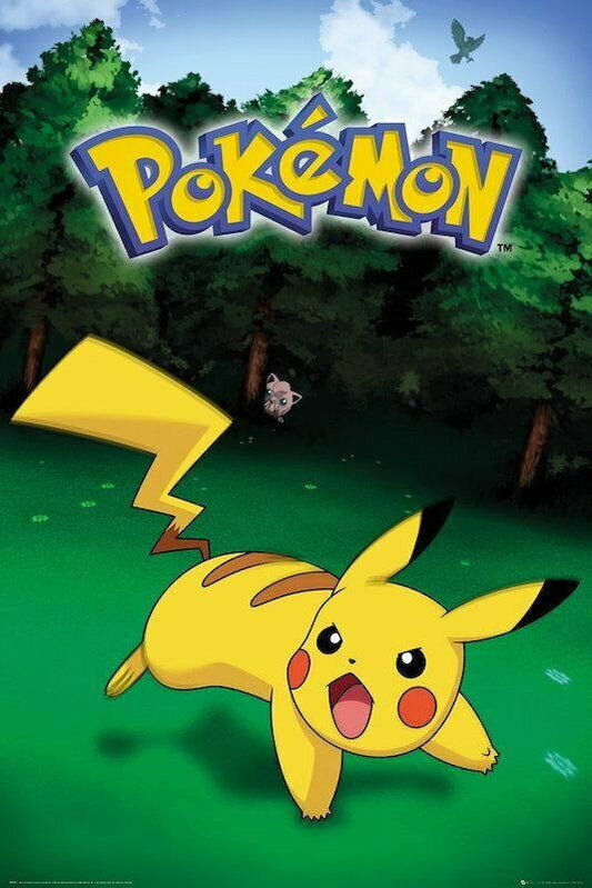 Pokémon | Pikachu Catch Poster | Kids Anime Wall Art - Anime Poster