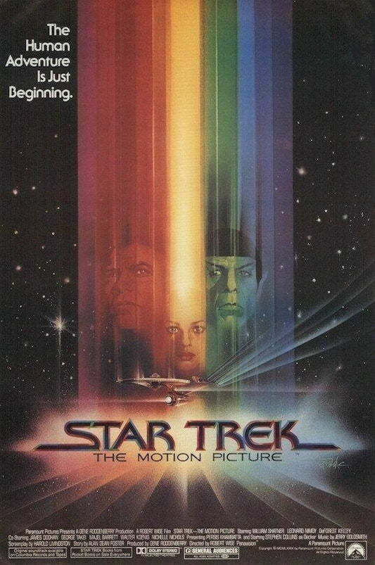 Star Trek: The Motion Picture | Shatner & Nimoy Poster | Sci-Fi Movie Art - Movies & TV Poster