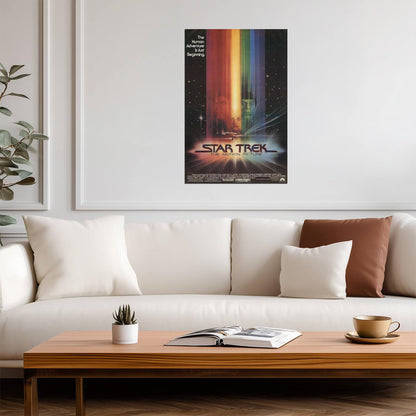 Star Trek: The Motion Picture | Shatner & Nimoy Poster | Sci-Fi Movie Art - Movies & TV Poster