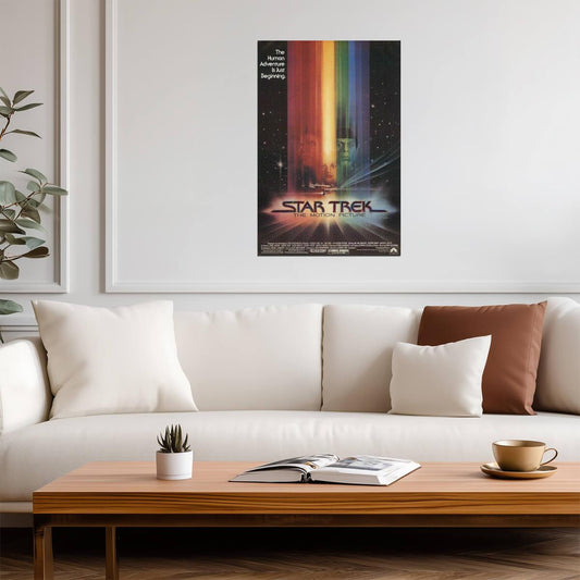 Star Trek: The Motion Picture | Shatner & Nimoy Poster | Sci-Fi Movie Art - Movies & TV Poster