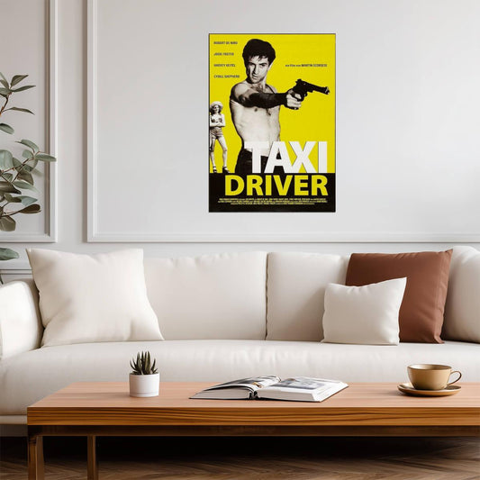 Taxi Driver | Robert De Niro & Jodie Foster | Martin Scorsese Film Poster - Movies & TV Poster