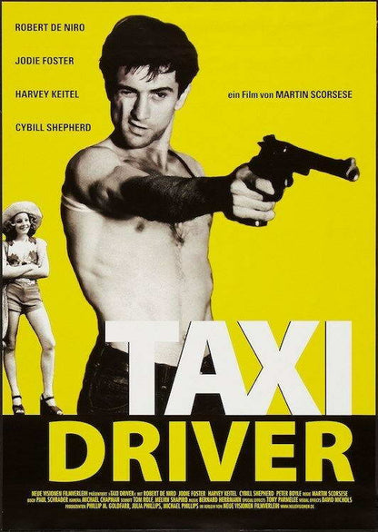 Taxi Driver | Robert De Niro & Jodie Foster | Martin Scorsese Film Poster - Movies & TV Poster