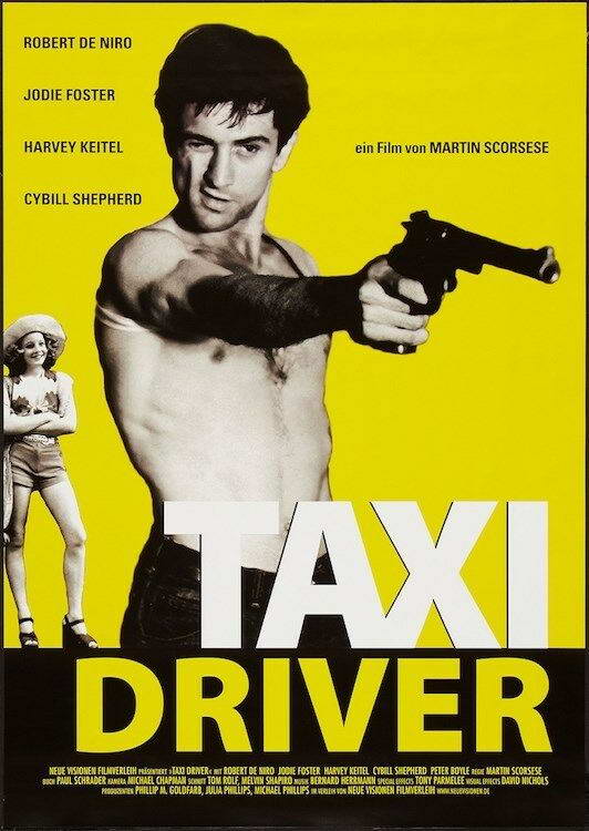Taxi Driver | Robert De Niro & Jodie Foster | Martin Scorsese Film Poster - Movies & TV Poster