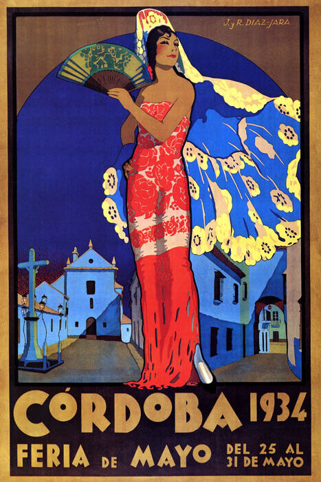 Córdoba 1934 | Vintage Spanish Flamenco Dance Festival Poster