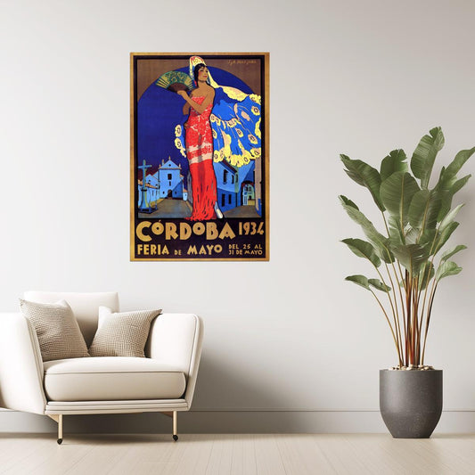 Córdoba 1934 | Vintage Spanish Flamenco Dance Festival Poster
