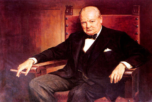 Winston Churchill | Portrait Art by Arthur Pan Poster