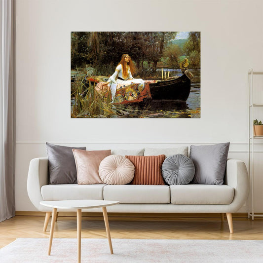 The Lady of Shalott | Art Print by John William Waterhouse Poster