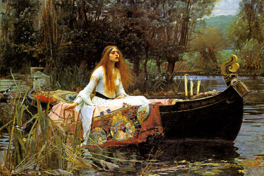 The Lady of Shalott | Art Print by John William Waterhouse Poster