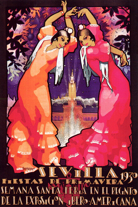 Sevilla Feria de Primavera | Vintage Spanish Flamenco Festival 1930