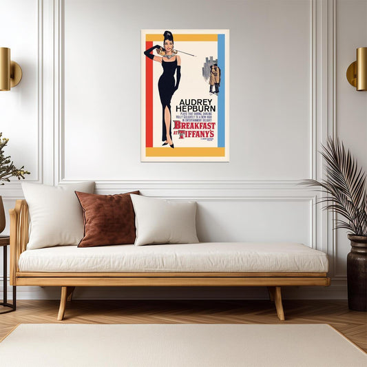 Breakfast at Tiffany's Audrey Hepburn | Classic Movie Poster | Holly Golightly Wall Art