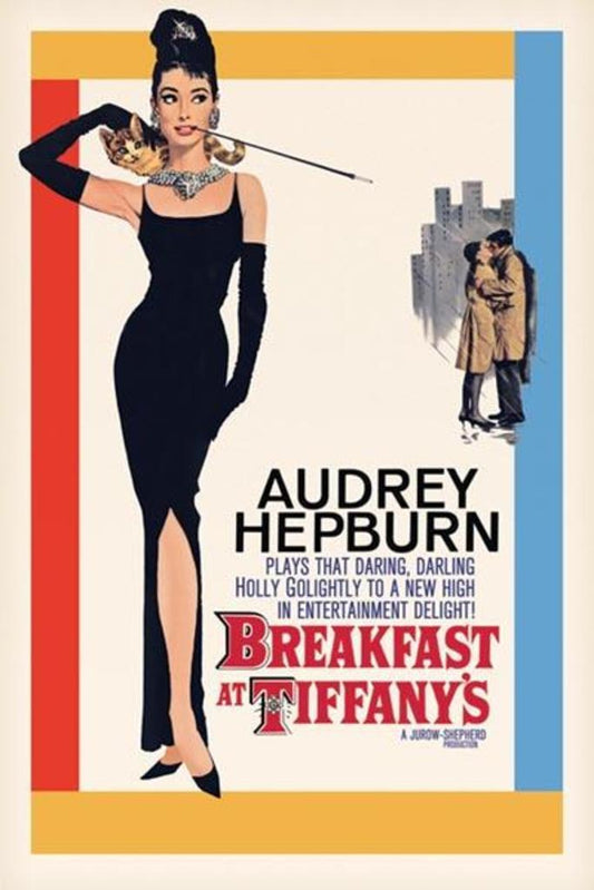 Breakfast at Tiffany's Audrey Hepburn | Classic Movie Poster | Holly Golightly Wall Art