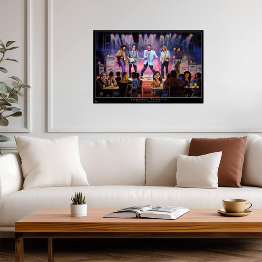George Bungarda Legends Theatre | Rock and Roll Heaven Concert | Fantasy Music Poster - Music Poster