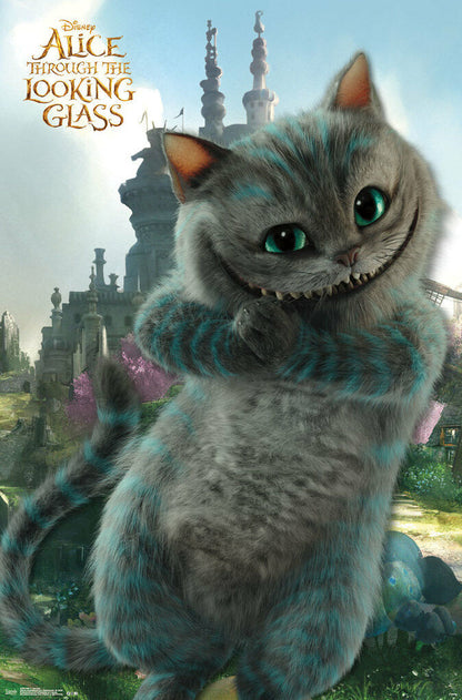 Alice Through The Looking Glass | The Cheshire Cat | Fantasy Movie Poster - Movies & TV Poster