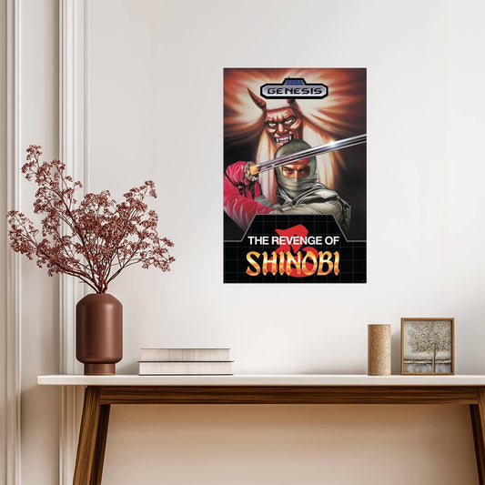 The Revenge of Shinobi | Retro Gaming Poster | Nostalgic Genesis 16-Bit Art