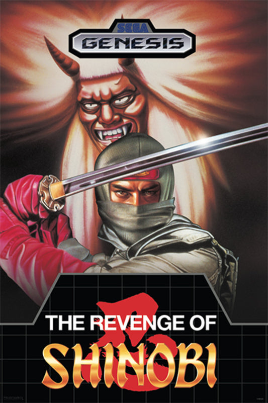 The Revenge of Shinobi | Retro Gaming Poster | Nostalgic Genesis 16-Bit Art