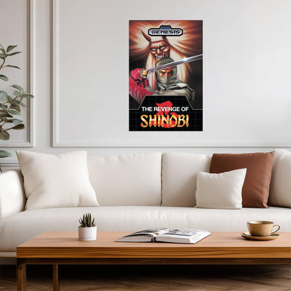 The Revenge of Shinobi | Retro Gaming Poster | Nostalgic Genesis 16-Bit Art