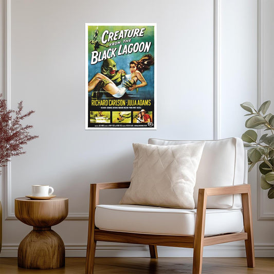 Creature From The Black Lagoon | Classic Horror Movie Poster - Movies & TV Poster
