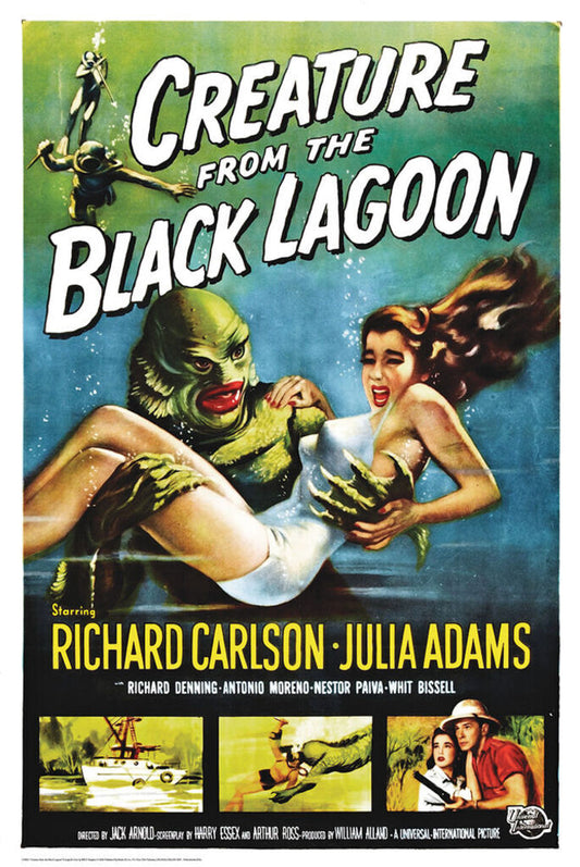 Creature From The Black Lagoon | Classic Horror Movie Poster - Movies & TV Poster