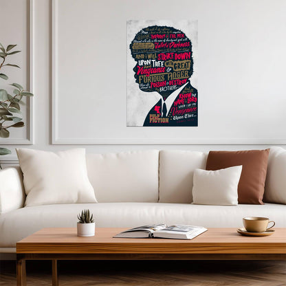 Pulp Fiction | Jules Winnfield "Ezekiel 25:17" Quote | Samuel L. Jackson Poster - Movies & TV Poster