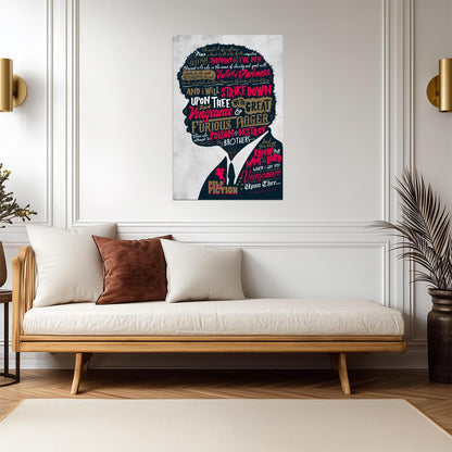 Pulp Fiction | Jules Winnfield "Ezekiel 25:17" Quote | Samuel L. Jackson Poster - Movies & TV Poster
