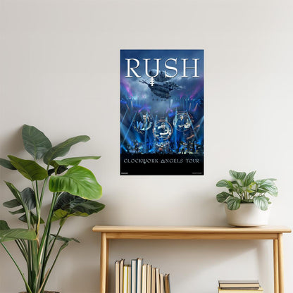 Rush Clockwork Angels Tour | Live Concert Poster | Rock Band Wall Art