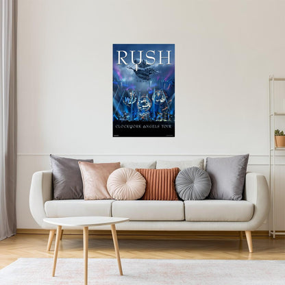 Rush Clockwork Angels Tour | Live Concert Poster | Rock Band Wall Art