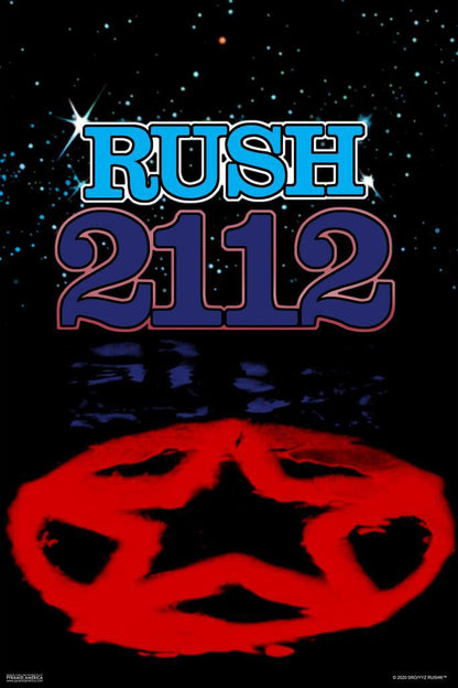 Rush 2112 Album Cover | Classic Rock Poster | Prog Rock Wall Art