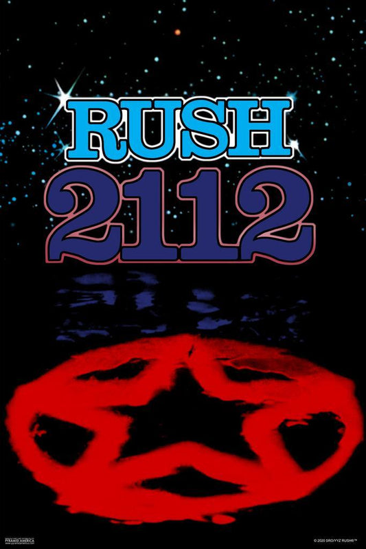 Rush 2112 Album Cover | Classic Rock Poster | Prog Rock Wall Art