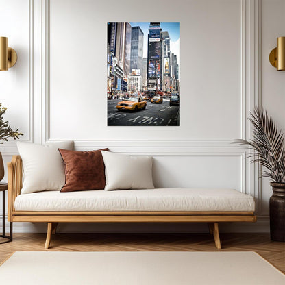 Times Square in Midtown Manhattan | New York City Photography | Urban Scene Poster - Photography Poster