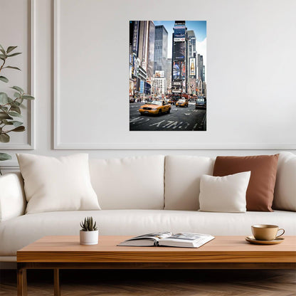 Times Square in Midtown Manhattan | New York City Photography | Urban Scene Poster - Photography Poster