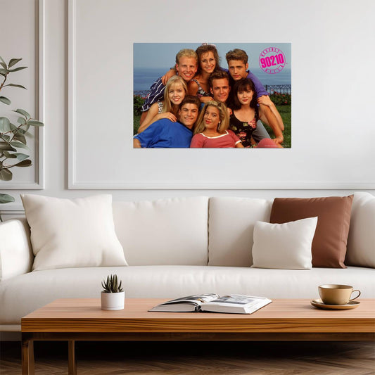 Beverly Hills 90210 | Season 1 Cast Portrait | Vintage 90s TV Series Poster - Movies & TV Poster