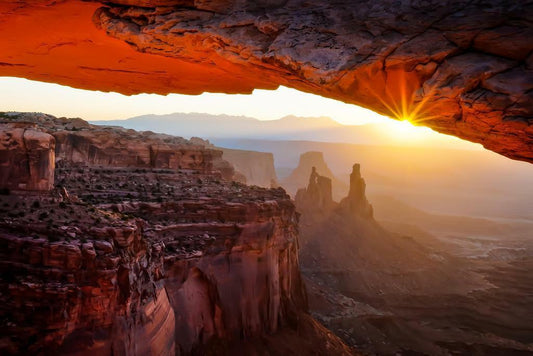 Sunrise at Mesa Arch | Canyonlands National Park Photography | Nature Landscape Poster - Photography Poster