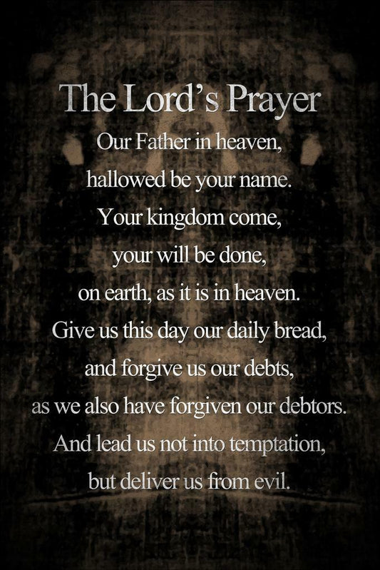 The Lord’s Prayer | Religious Inspirational Poster