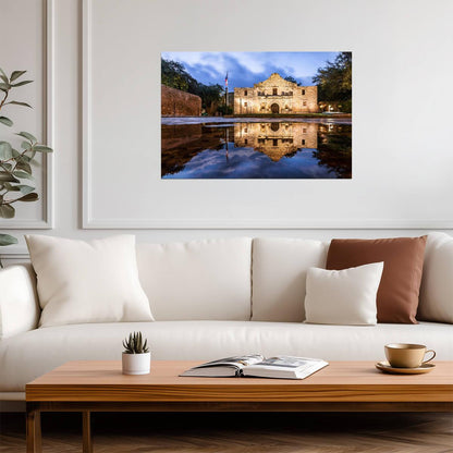 The Alamo Mission in San Antonio Texas | Historical Landmark Photography | American History Poster - Photography Poster
