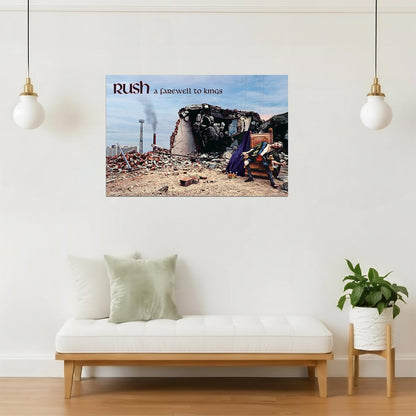Rush A Farewell to Kings | Album Cover Art | Vintage Rock Poster