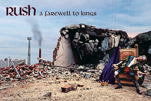 Rush A Farewell to Kings | Album Cover Art | Vintage Rock Poster
