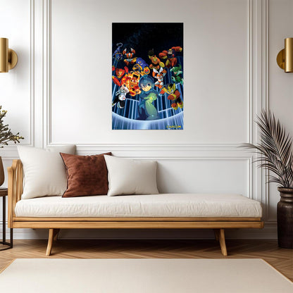 Mega Man Legacy Collection | Retro Gaming Poster | Gift for Gamers - Video Games Poster