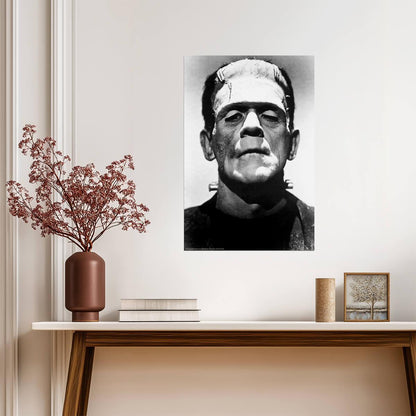 Frankenstein | Boris Karloff as The Monster | Classic Horror Movie Poster - Movies & TV Poster