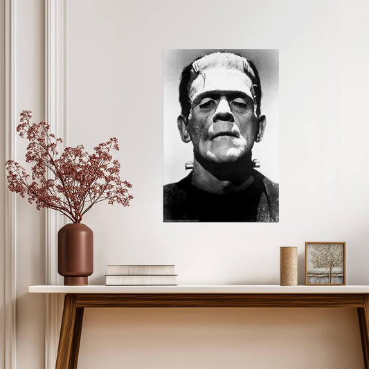 Frankenstein | Boris Karloff as The Monster | Classic Horror Movie Poster - Movies & TV Poster