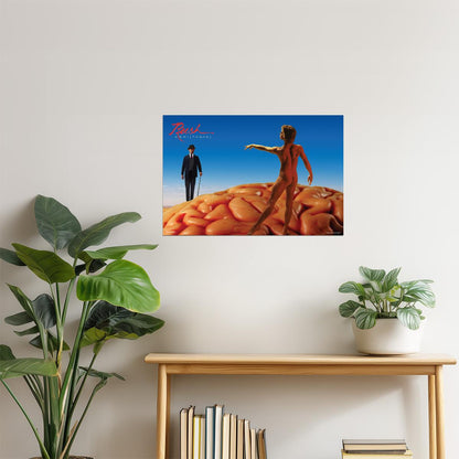 Rush Hemispheres Album Cover | Prog Rock Poster | Sci-Fi Wall Art