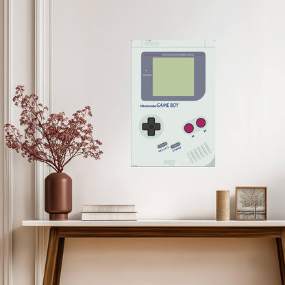 Game Boy | Retro Gaming Poster | 90s Handheld Console Art