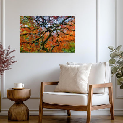 Portland Japanese Garden in Autumn | Nature Photography Print | Tranquil Scenery Poster
