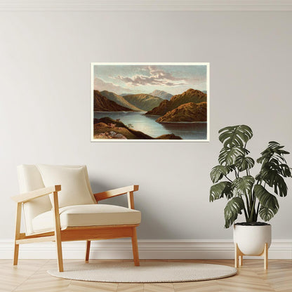 Loch Goil Scotland Vintage Poster | 19th Century Landscape Painting | Fine Art Print