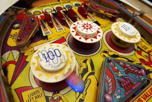 Vintage Pinball Machine | Retro Arcade Game Photography | Game Room Decor Poster - Photography Poster