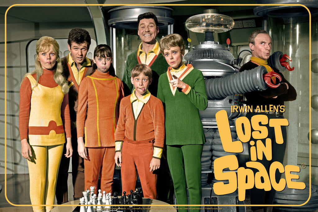 Lost in Space | Cast Making Funny Faces | Sci-Fi TV Show Poster - Movies & TV Poster