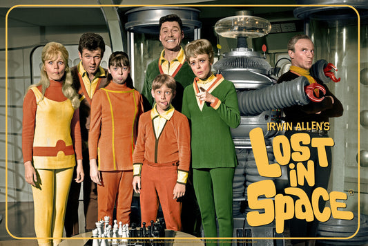 Lost in Space | Cast Making Funny Faces | Sci-Fi TV Show Poster - Movies & TV Poster