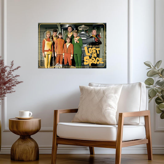 Lost in Space | Cast Making Funny Faces | Sci-Fi TV Show Poster - Movies & TV Poster